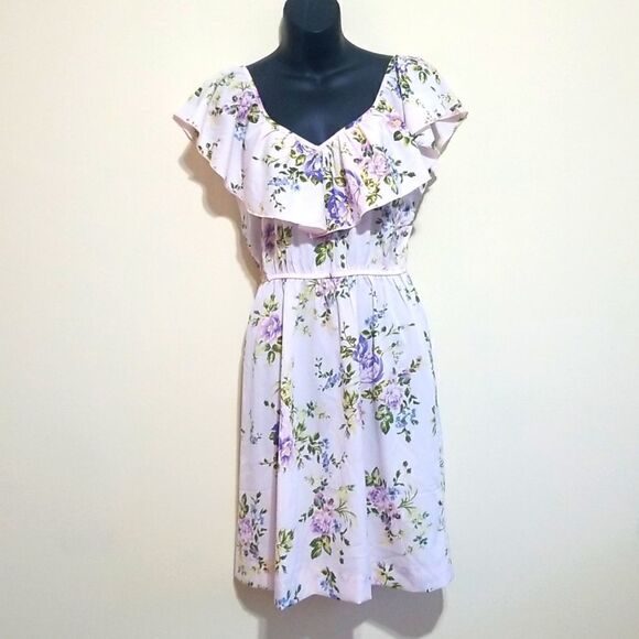 M.P.H COLLECTION Floral Print Dress Sz. - Picture 4 of 10